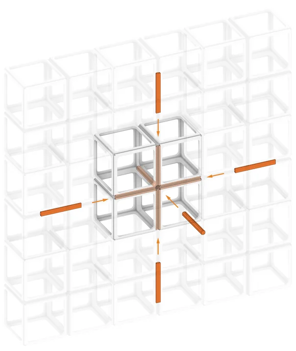 How two modules lock together