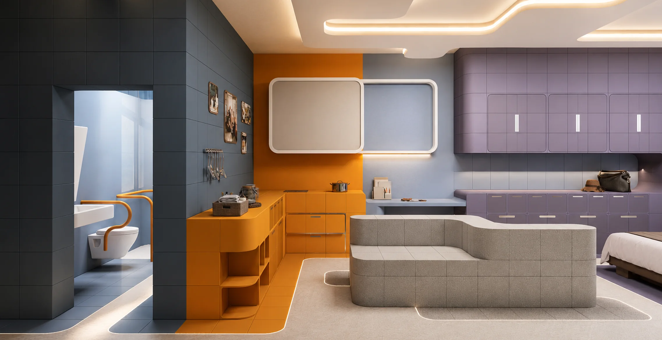 Mr. Chen's room after the rebuild