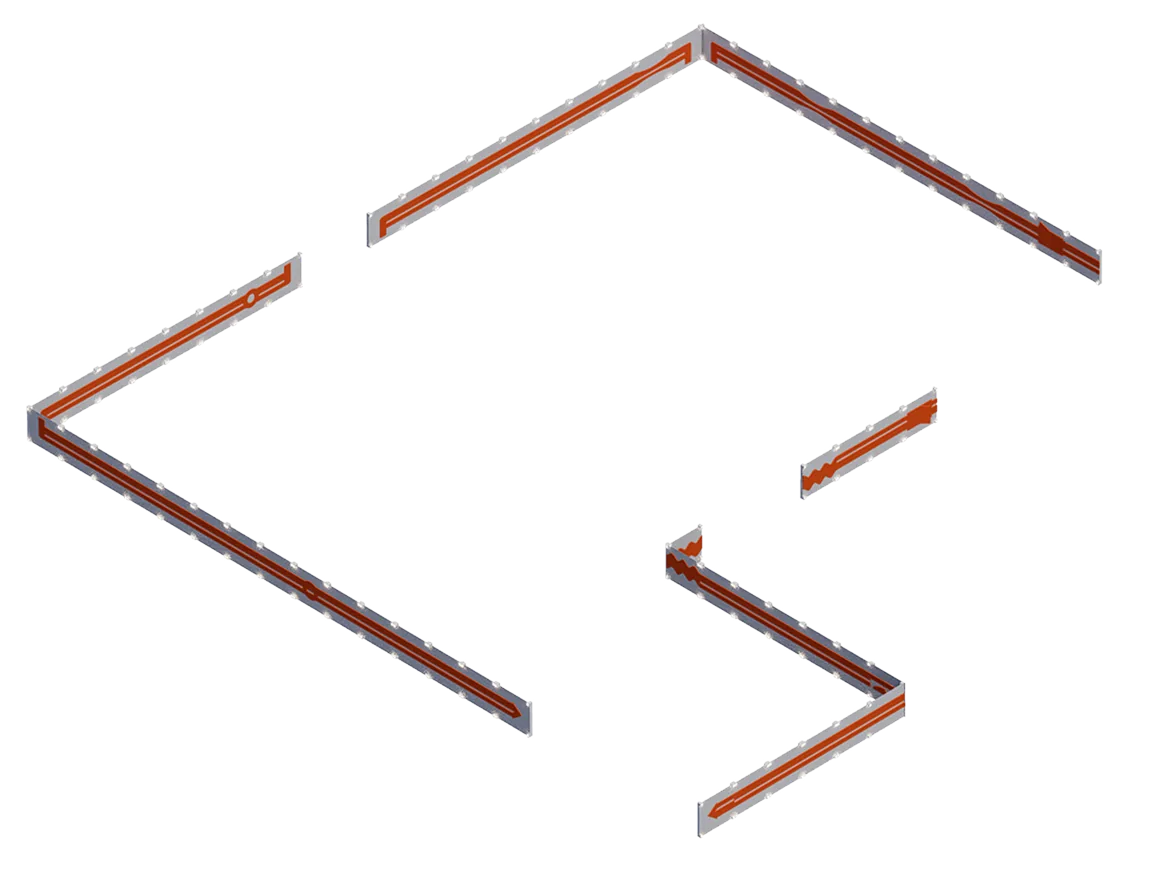 Tactile wall panel scene